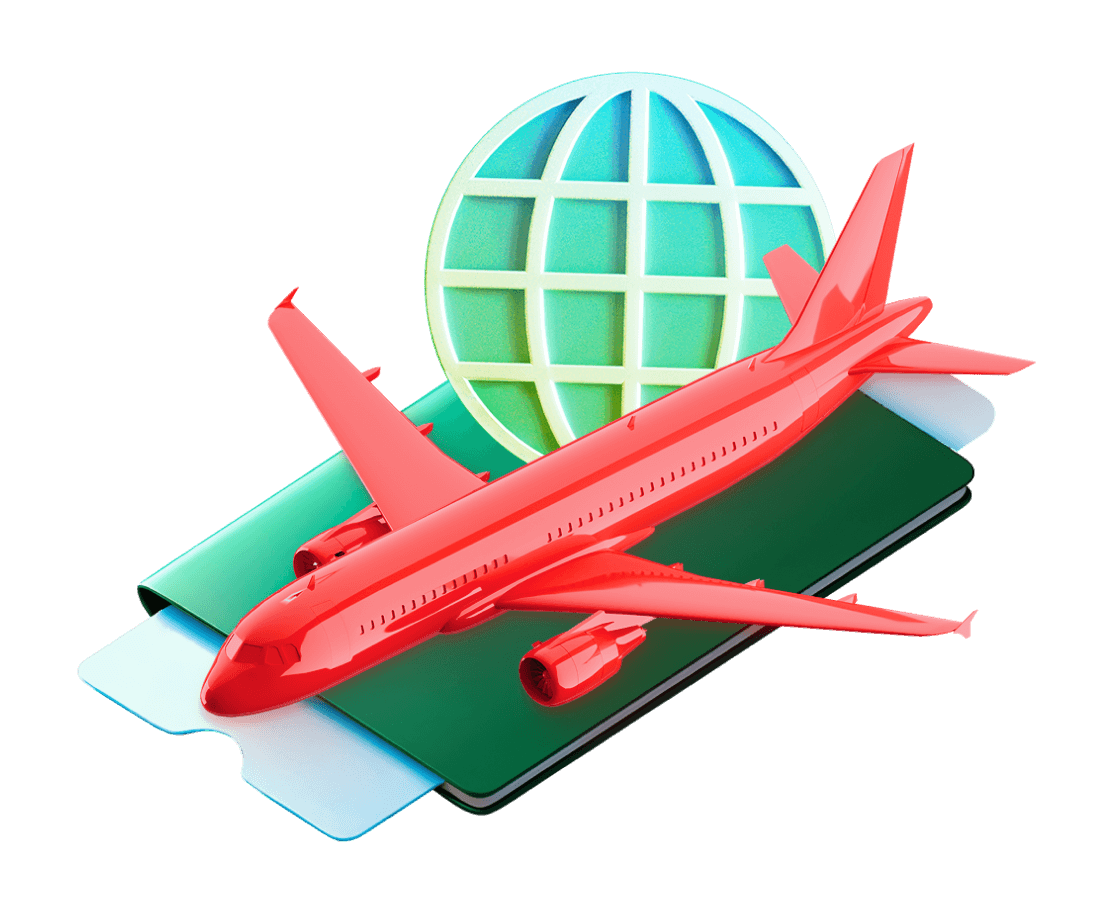 Business travel illustration